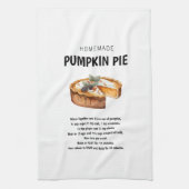 Linge De Cuisine Recette de tarte citrouille - Cadeau d'automne con (Vertical)