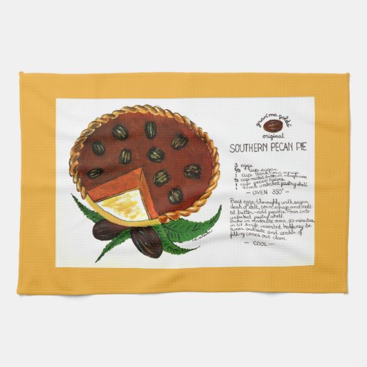 Linge De Cuisine Recette de tarte de Pecan Sud (Horizontal)