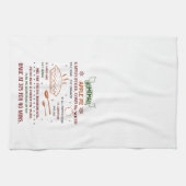 Linge De Cuisine Recette de tarte de pomme de vacances Noël (Horizontal)