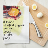 Linge De Cuisine Recette de vin chaud (Quart Plié)