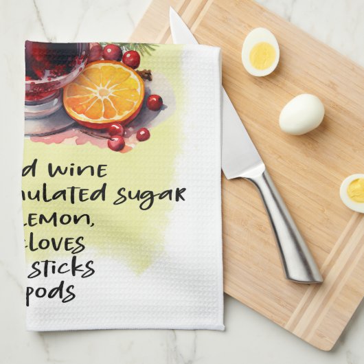 Linge De Cuisine Recette de vin multicouche conception recette de N (Quart Plié)