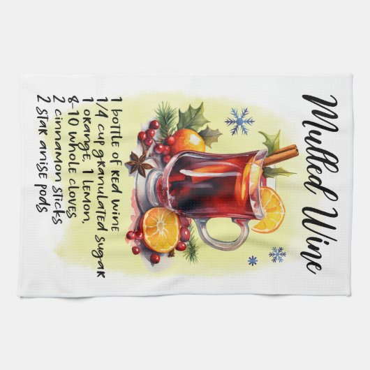 Linge De Cuisine Recette de vin multicouche conception recette de N (Horizontal)