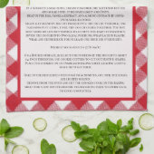 Linge De Cuisine Recette familiale Noël (Plié)