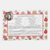 Linge De Cuisine Recette famille de vacances Cuisine de Noël Cookie (Horizontal)