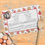 Linge De Cuisine Recette famille de vacances Cuisine de Noël Cookie<br><div class="desc">Customisez cette Recette Famille Fêtes de Noël Cookies cuisine serviette de vacances idée cadeau pour célébrer amis, famille, ou l'une de vos personnes préférées. Ce cadeau personnalisé fait un cadeau de Noël personnalisé et réfléchi. Famille et amis aimeront cette Recette Famille Vacances Cuisine de Noël Cookies cuisine serviette personnalisée Noël...</div>