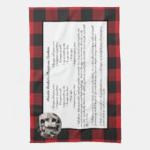 Linge De Cuisine Recette famille de vacances Keepsaké rouge Buffalo (Vertical)