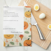 Linge De Cuisine Recette famille Heirloom Halloween Motif (Quart Plié)