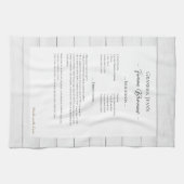 Linge De Cuisine Recette famille Keepsaké Heirloom Wood (Horizontal)