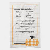 Linge De Cuisine Recette keepsaké automne plaid orange citrouille b (Vertical)