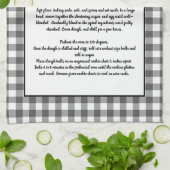 Linge De Cuisine Recette Keepsaké Noël Cookies Gris Plaid (Plié)