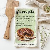 Linge De Cuisine Recette Pecan Pie Personnalisée
