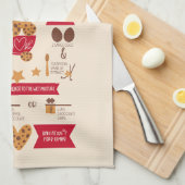 Linge De Cuisine Recette pour les cookies à chips de chocolat (Quart Plié)