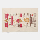 Linge De Cuisine Recette pour les cookies à chips de chocolat (Horizontal)