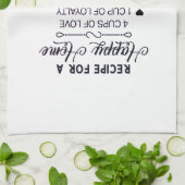 Linge De Cuisine Recette pour un cadeau de Noël de recette de famil (Plié)