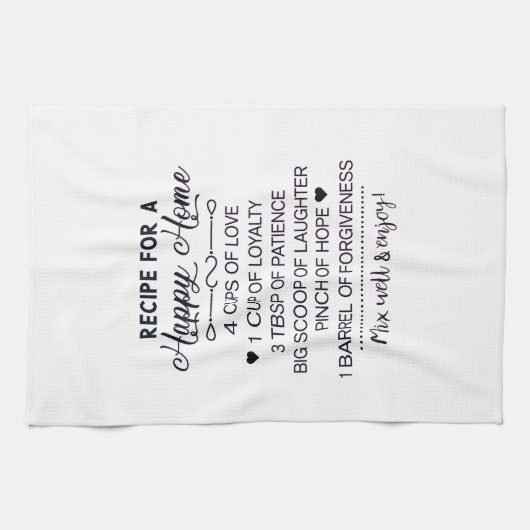 Linge De Cuisine Recette pour un cadeau de vacances de recette de f (Horizontal)