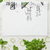 Linge De Cuisine Recette sale de cocktail de Martini (Plié)