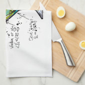 Linge De Cuisine Recette sale de cocktail de Martini (Quart Plié)