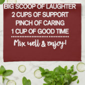 Linge De Cuisine Recette Spéciale Inspirante Pour L'Amitié (Plié)