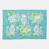 Linge De Cuisine Recettes de cocktails Retro (Horizontal)