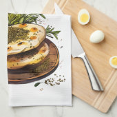 Linge De Cuisine Rechercher une licence numérique - Zaatar Manakees (Quart Plié)