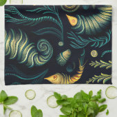 Linge De Cuisine Récifs Dorés (Plié)