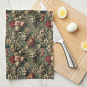 Linge De Cuisine 🩸 Récolte Renégade - Gothique victorien (Quart Plié)