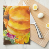 Linge De Cuisine Récolter les Citrouilles, les Feuilles et le feuil (Quart Plié)