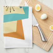 Linge De Cuisine Rectangle zézé milieu du siècle moderne rétro (Quart Plié)