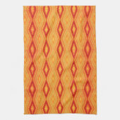 Linge De Cuisine Rectangles 2 diamants tons chauds motifs (Vertical)