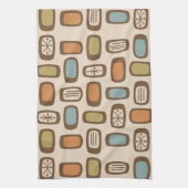 Linge De Cuisine Rectangles arrondies MCM du milieu du siècle (Vertical)