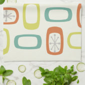 Linge De Cuisine Rectangles arrondies MCM du milieu du siècle (Plié)