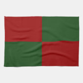 Linge De Cuisine Rectangles rouge et vert (Horizontal)