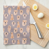 Linge De Cuisine Récupérateurs d'or (Quart Plié)