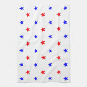 Linge De Cuisine Red and Blue Stars - Starry Sky Motif (Vertical)