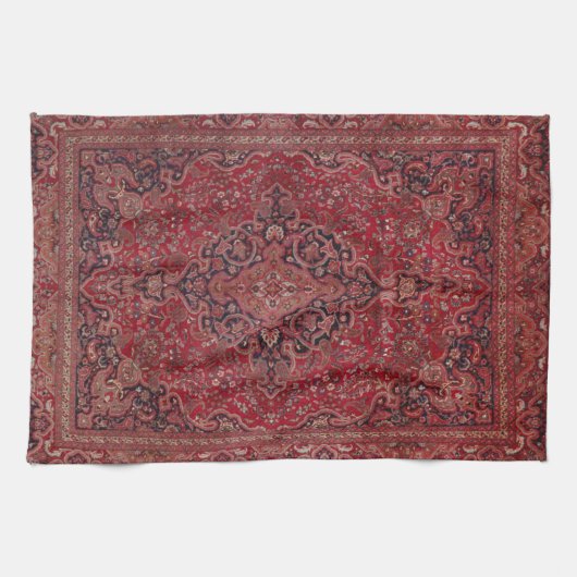 Linge De Cuisine Red Antique Carpet (Horizontal)