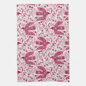 Linge De Cuisine Red Bird Art (Vertical)