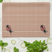 Linge De Cuisine Red Country En vichy chèques (Plié)