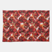Linge De Cuisine Red Fire Pattern (Horizontal)