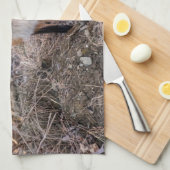 Linge De Cuisine Red Fox de près et personnel (Quart Plié)