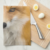 Linge De Cuisine Red Fox Portrait (Quart Plié)