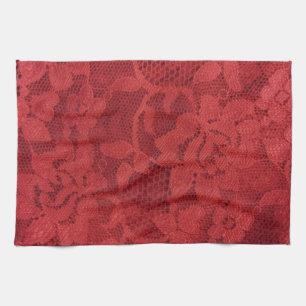 Linge De Cuisine Red Lace