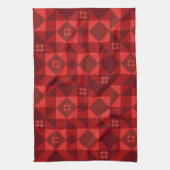 Linge De Cuisine Red Nordic Star Noël brillant (Vertical)