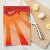 Linge De Cuisine Red Pepper Superstar (Quart Plié)