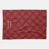 Linge De Cuisine Red Plaid Christmas (Horizontal)
