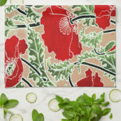 Linge De Cuisine Red Poppy (Plié)