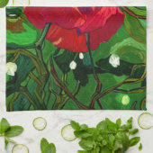 LINGE DE CUISINE RED ROSE (Plié)