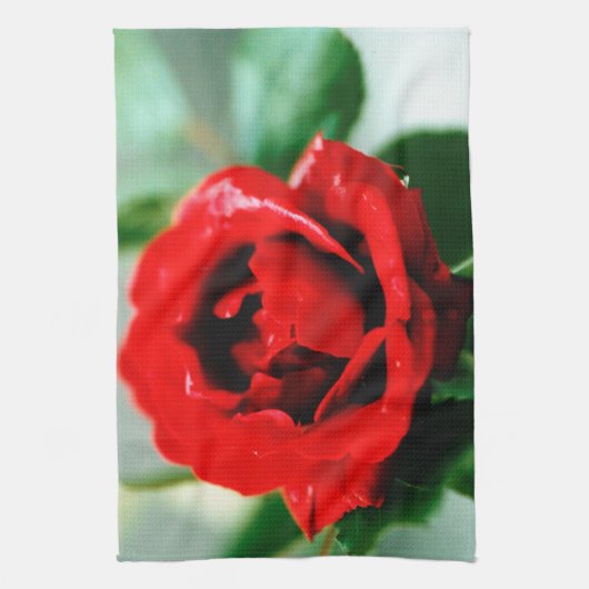 Linge De Cuisine Red Rose Love (Vertical)