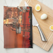 Linge De Cuisine Red Sky for Space Shuttle Atlantis Launch (Quart Plié)