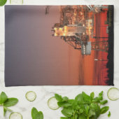 Linge De Cuisine Red Sky for Space Shuttle Atlantis Launch (Plié)