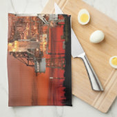 Linge De Cuisine Red Sky for Space Shuttle Atlantis Launch (Quart Plié)